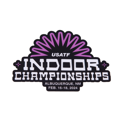 2024 Indoor Championships Custom Sticker
