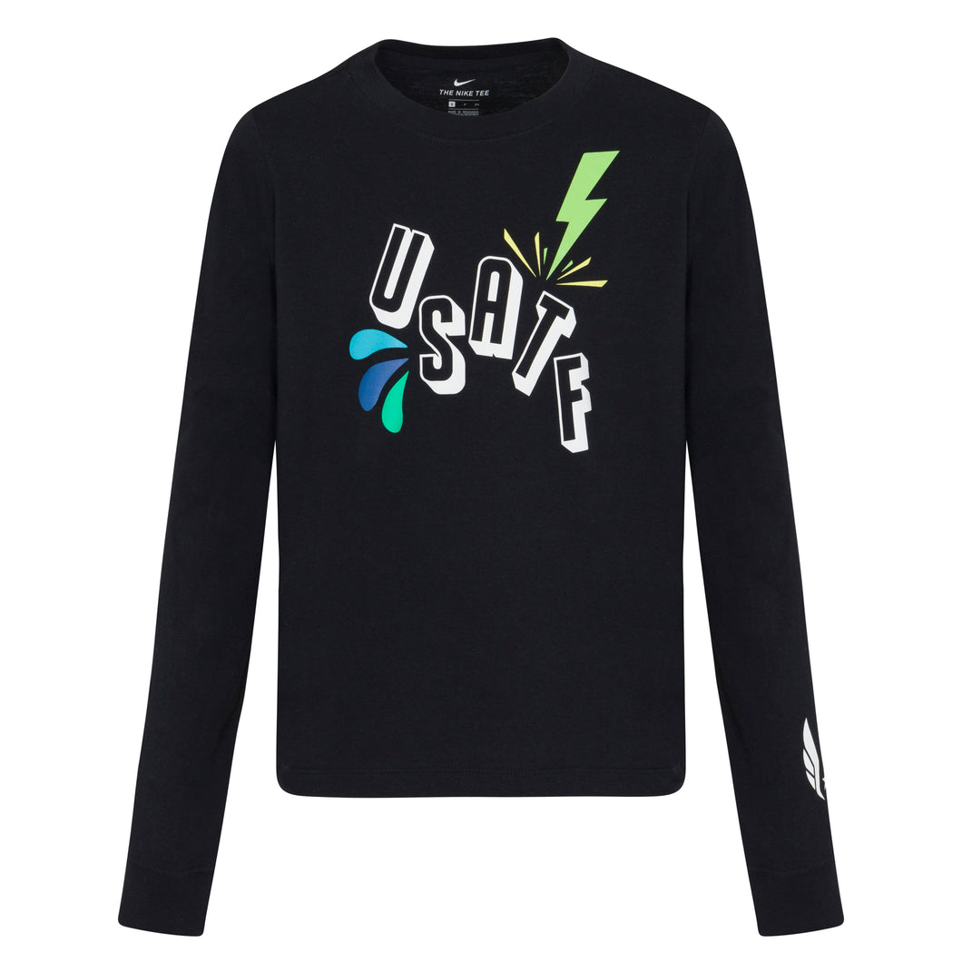 Nike USATF Youth Classic Long Sleeve T-Shirt