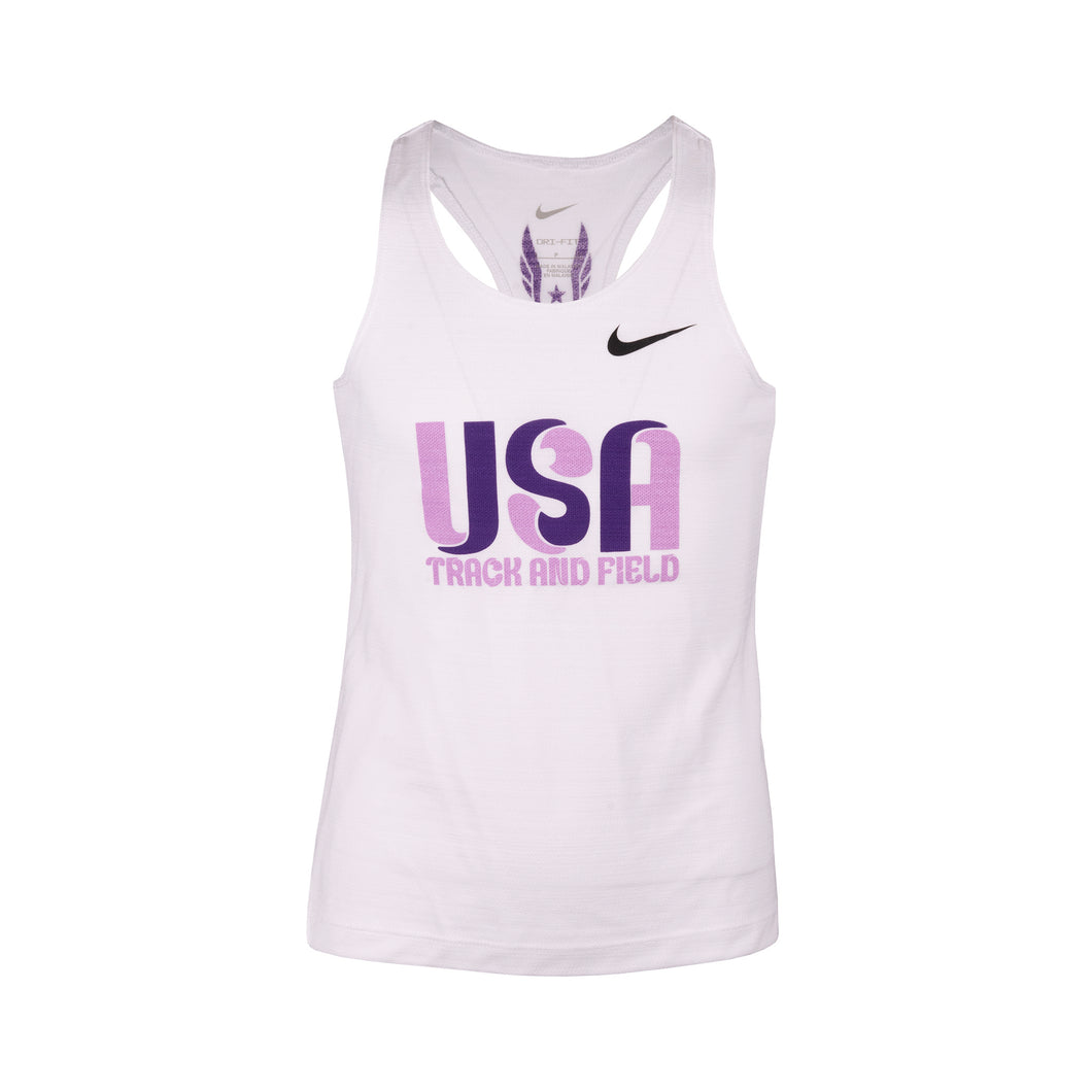 Nike USATF Girl's Dri-FIT Miler Tank