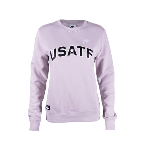 Nike USATF Women's Sportswear Club Fleece Crew