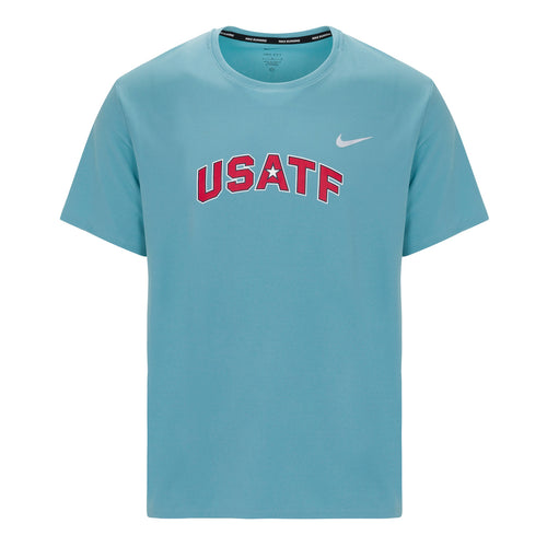 Nike USATF Men's Dri-FIT Miler Short Sleeve T-Shirt