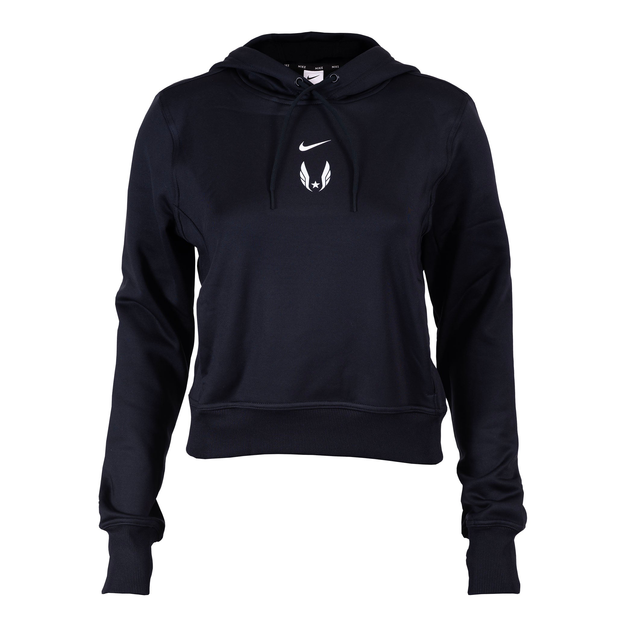 Nike Therma Black And White Nike Hoodie Womens Nike USATF Women's