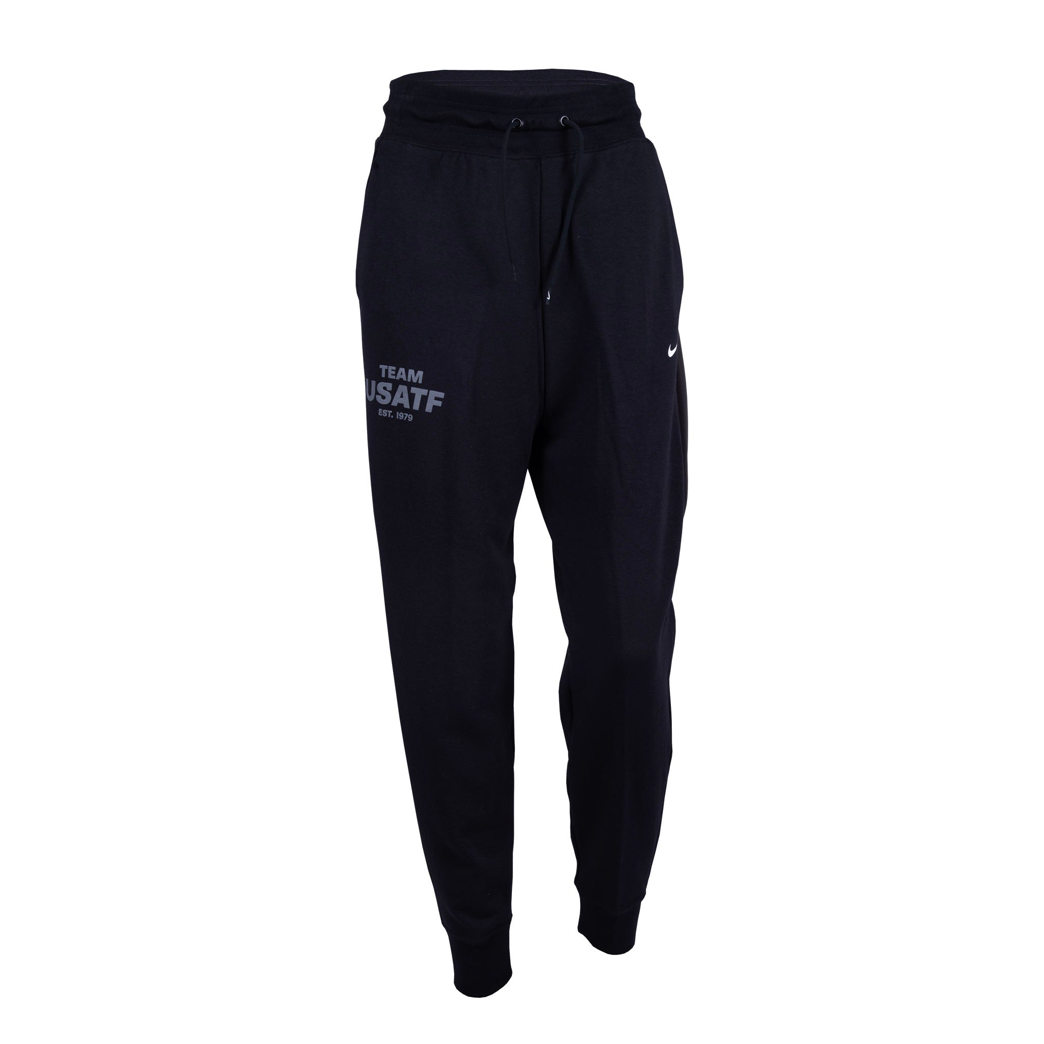 nike french terry pants black