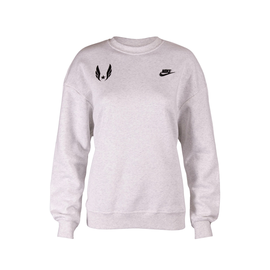 Nike USATF Women's Club Fleece Loose Crewneck