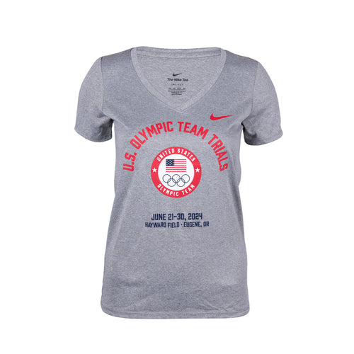 Nike USATF Women's 2024 U.S. Olympic Team Trials Legend V-Neck T-Shirt