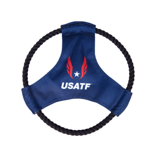 USATF Pet Frisbee Rope Toy