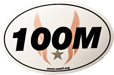 USATF 100M Sticker/Magnet