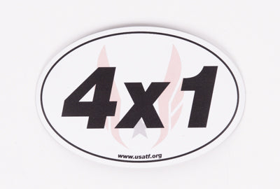 USATF 4x1 Sticker/Magnet