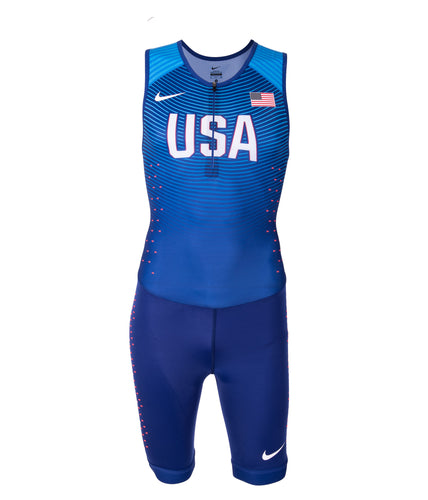 Nike USA Men's Official Rio Team Swift Tank Unitard