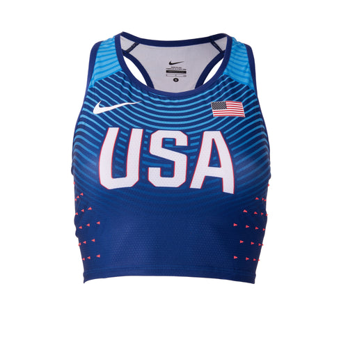 Nike USA Women's Official Rio Team Swift Distance Airborne Top