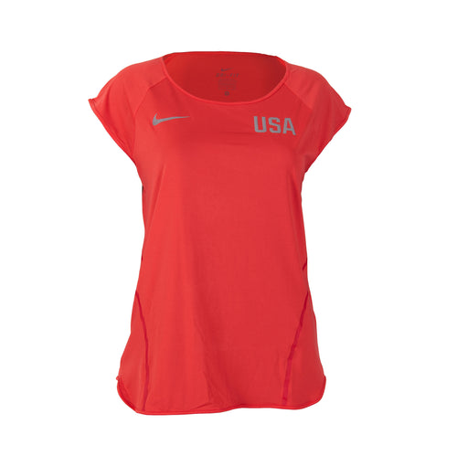 Nike USA Women's Official Rio Team Run Free Frame T-Shirt