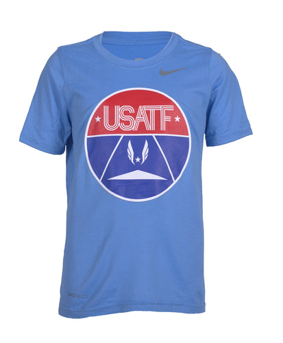 Nike USATF Youth Legend Short Sleeve - Valor Blue