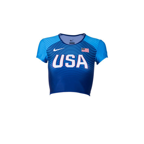 Nike USA Women's Official Rio Team Cap Sleeve Top