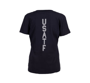Nike USATF Women's Short Sleeve V-Neck
