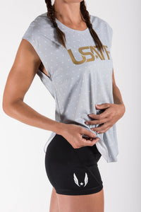 Nike USATF Women's Star Print City Sleek Tee