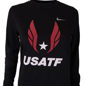 Nike USATF Women's Element Long Sleeve Crew