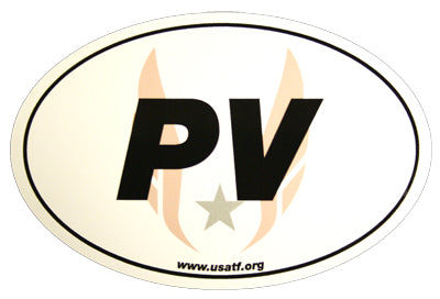 USATF PV Sticker/Magnet – Team USATF Store
