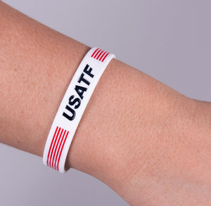 USATF Wristband - White